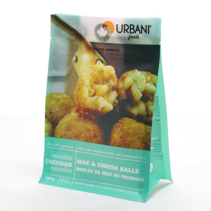 Sac à fond plat pour des boules de fromage