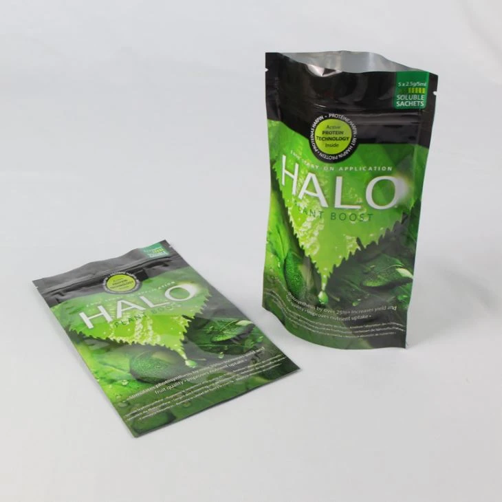 En vrac en plastique imperméable à l’eau Aluminium Foil Zipper sac debout poches Chine