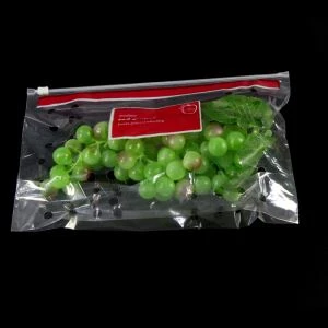 Fabricants Transparent plastique Cpp fruits emballage sac à fermeture éclair