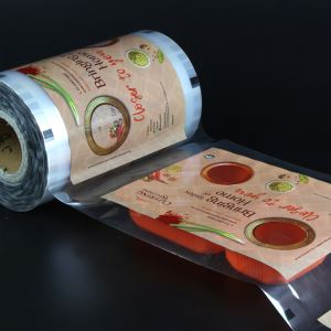 Film de cachetage à chaud de logo d'impression de conception faite sur commande pour le récipient de nourriture