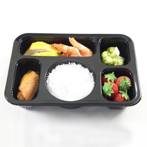 Plats à emporter en plastique FDA Benton Box pour l'emballage de restauration rapide