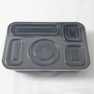 Récipients alimentaires à emporter en plastique pour les emballages de restauration rapide