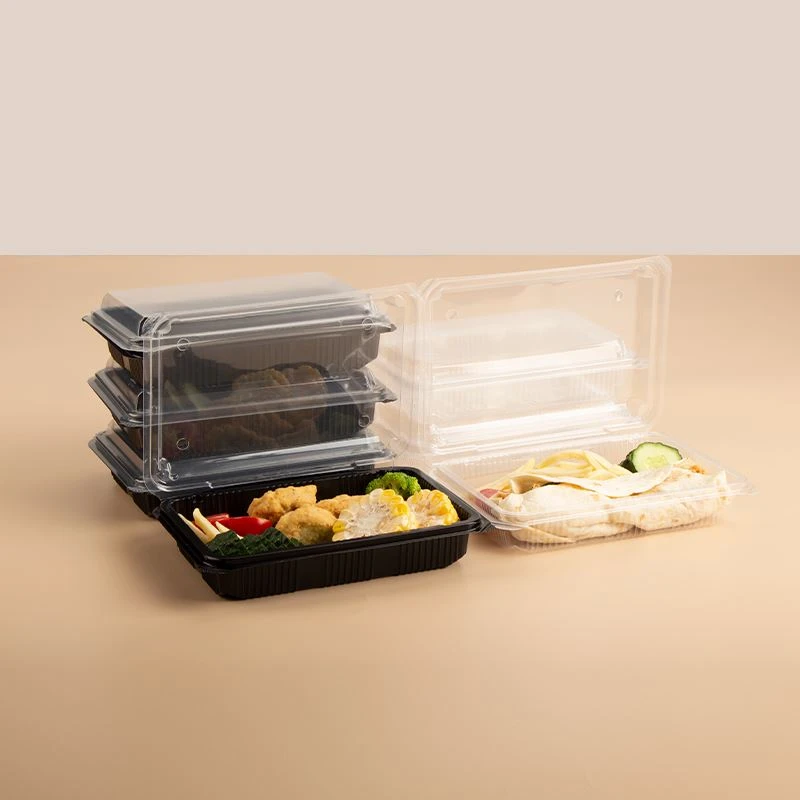 Fabricants de boîtes à lunch jetables Principaux avec couvercle Boîte à lunch...
