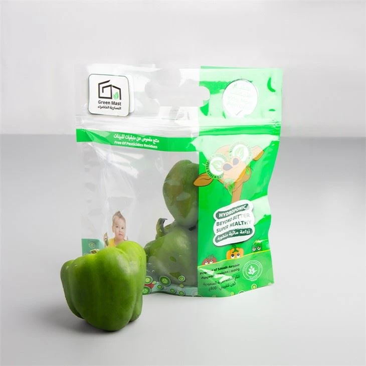 Sacs d'emballage de légumes de fruits frais anti-buée respirants en plastique