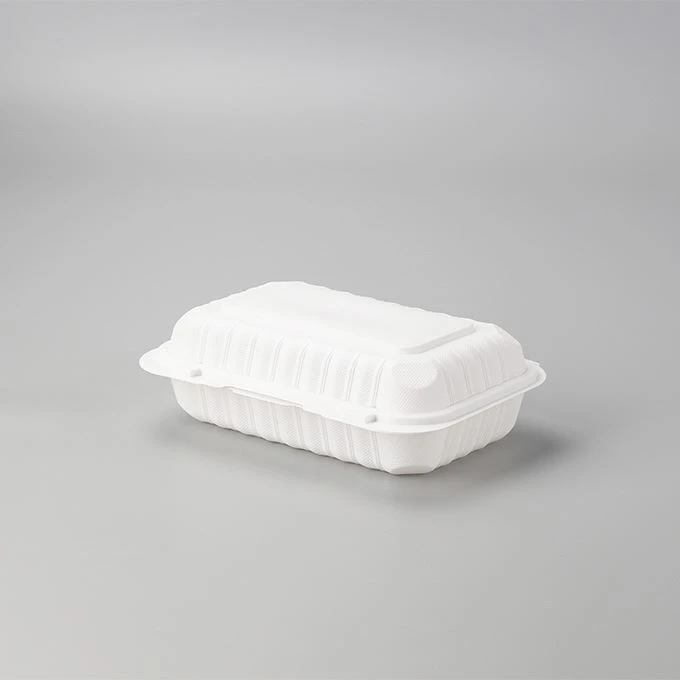 Boîtes d'emballage pour micro-ondes à emporter biodégradables à 3 compartimen...