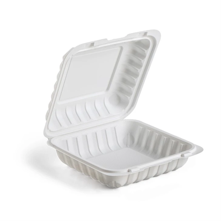 Conteneur alimentaire à charnière MFPP 9x9 à clapet