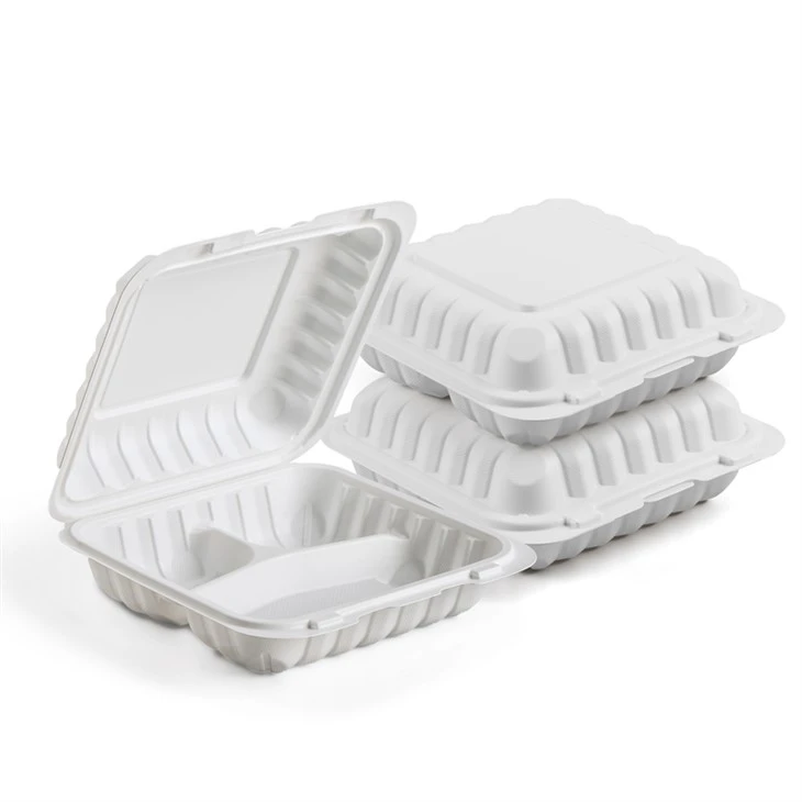 Contenants alimentaires à clapet 8x8