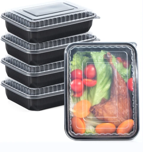 Conteneurs jetables à emporter pour aliments 1 compartiment