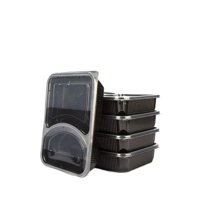 Contenants alimentaires jetables en plastique