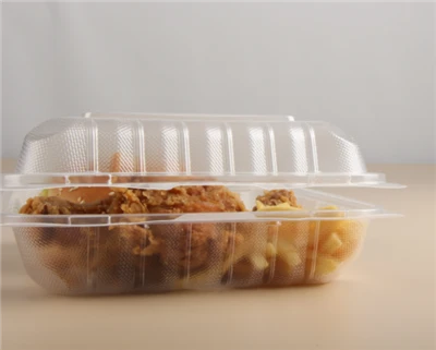 Conteneur transparent à 3 compartiments