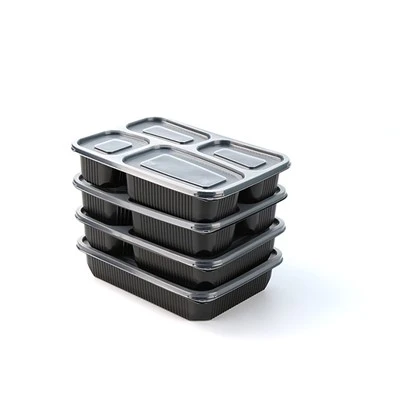 Paquet de 400 contenants de préparation de repas en plastique