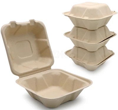 Contenants alimentaires en bagasse à emporter