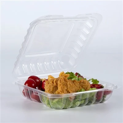 Contenants transparents pour boîtes à bento jetables