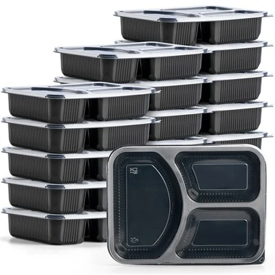Contenants de préparation de repas de 38 oz avec couvercles