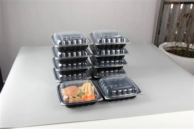 Récipient alimentaire en plastique à emporter