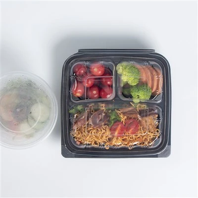 Grandes boîtes à bento jetables à emporter