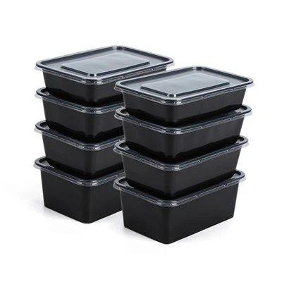 Conteneurs de préparation de repas en plastique