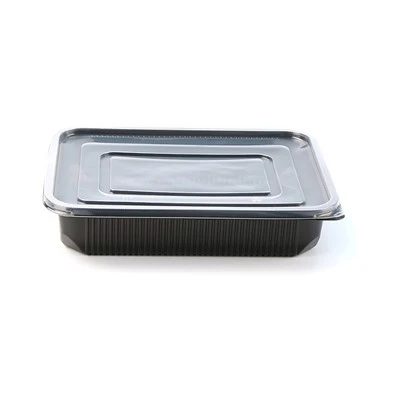 Contenants de préparation de repas réutilisables avec couvercles