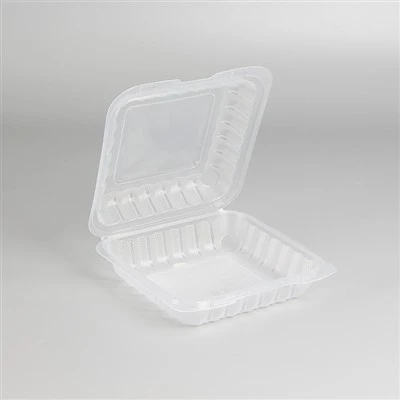 Boîte à bento jetable transparente