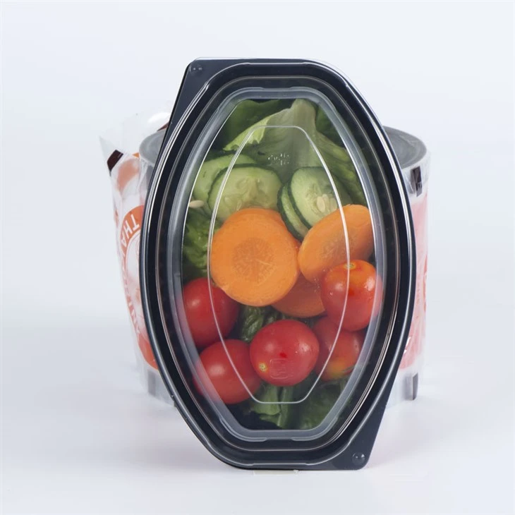 Emballage de récipients pour aliments à emporter