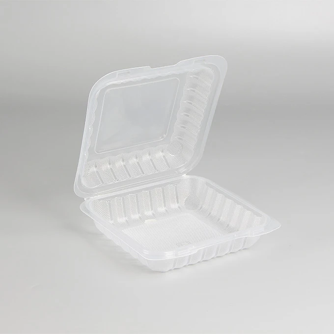 Boîte à bento jetable transparente