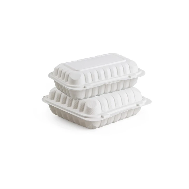 White Clamshell Food Containers