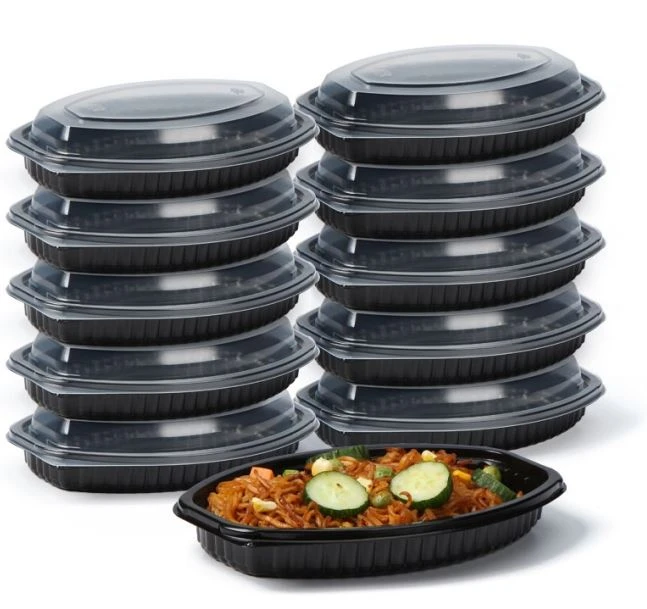 Conteneur ovale à emporter en PP de 12 oz