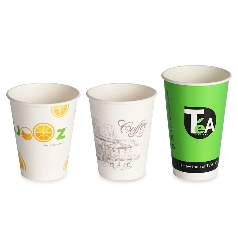 8oz   Papier   Tasses   Avec   Couvercles