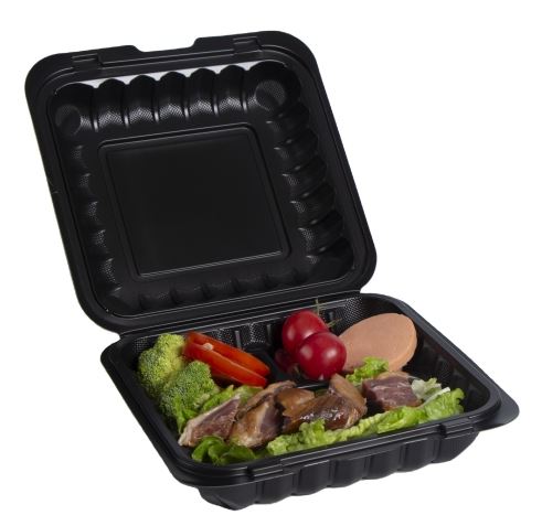 Boîte de préparation alimentaire MFPP carrée de 9- pouces