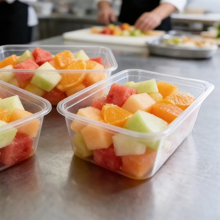 Conteneurs transparents pour la nourriture