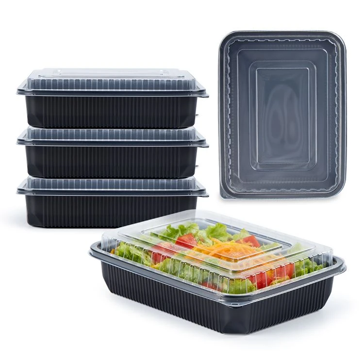 Contenants alimentaires en plastique jetables