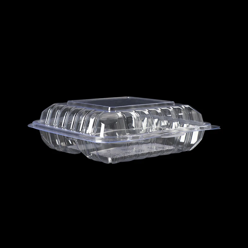 Récipient à charnière en plastique