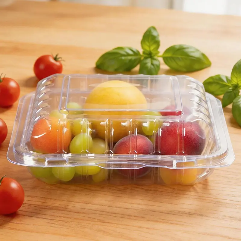 clear plastic take out container