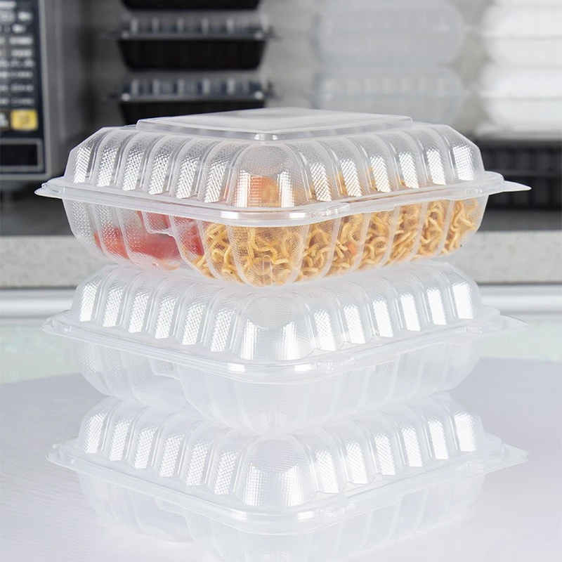clear plastic food boxes
