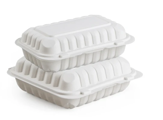 Boîte alimentaire rectangulaire carrée MFPP avec couvercle