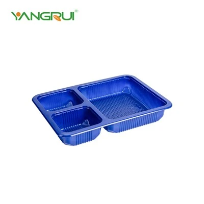 Plateau de nourriture en plastique de 1200 ml