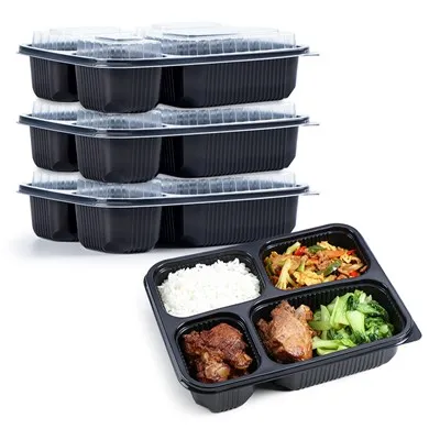 4-compartment To-go Containers