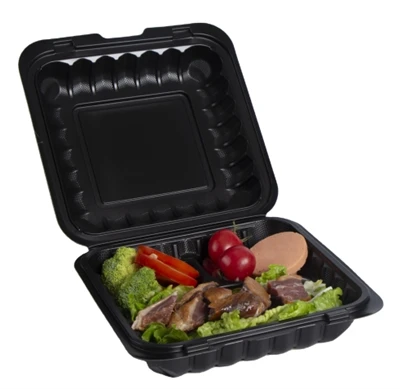 Boîte de préparation alimentaire MFPP carrée de 9- pouces