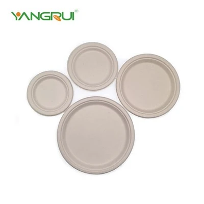 Bagasse Round Plate