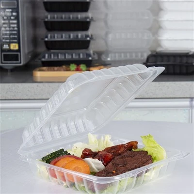 Rénits en plastique transparent avec les couvercles