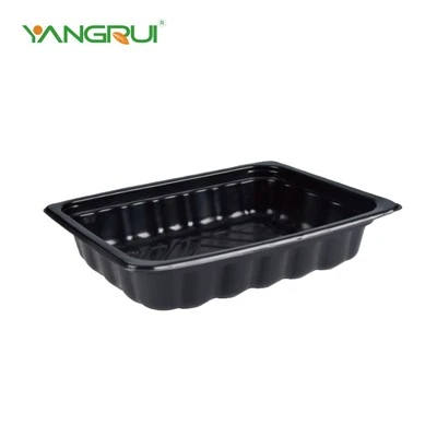 Black Large Serving Trays