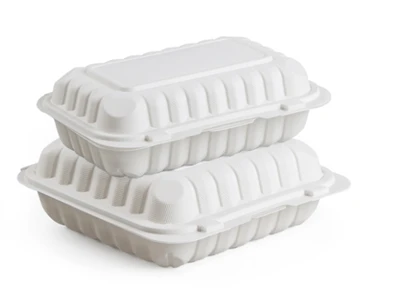 Boîte alimentaire rectangulaire carrée MFPP avec couvercle